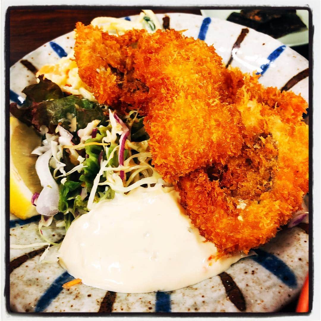 柳下毅一郎さんのインスタグラム写真 - (柳下毅一郎Instagram)「ハモフライ定食 ¥740」7月23日 12時47分 - garth_y