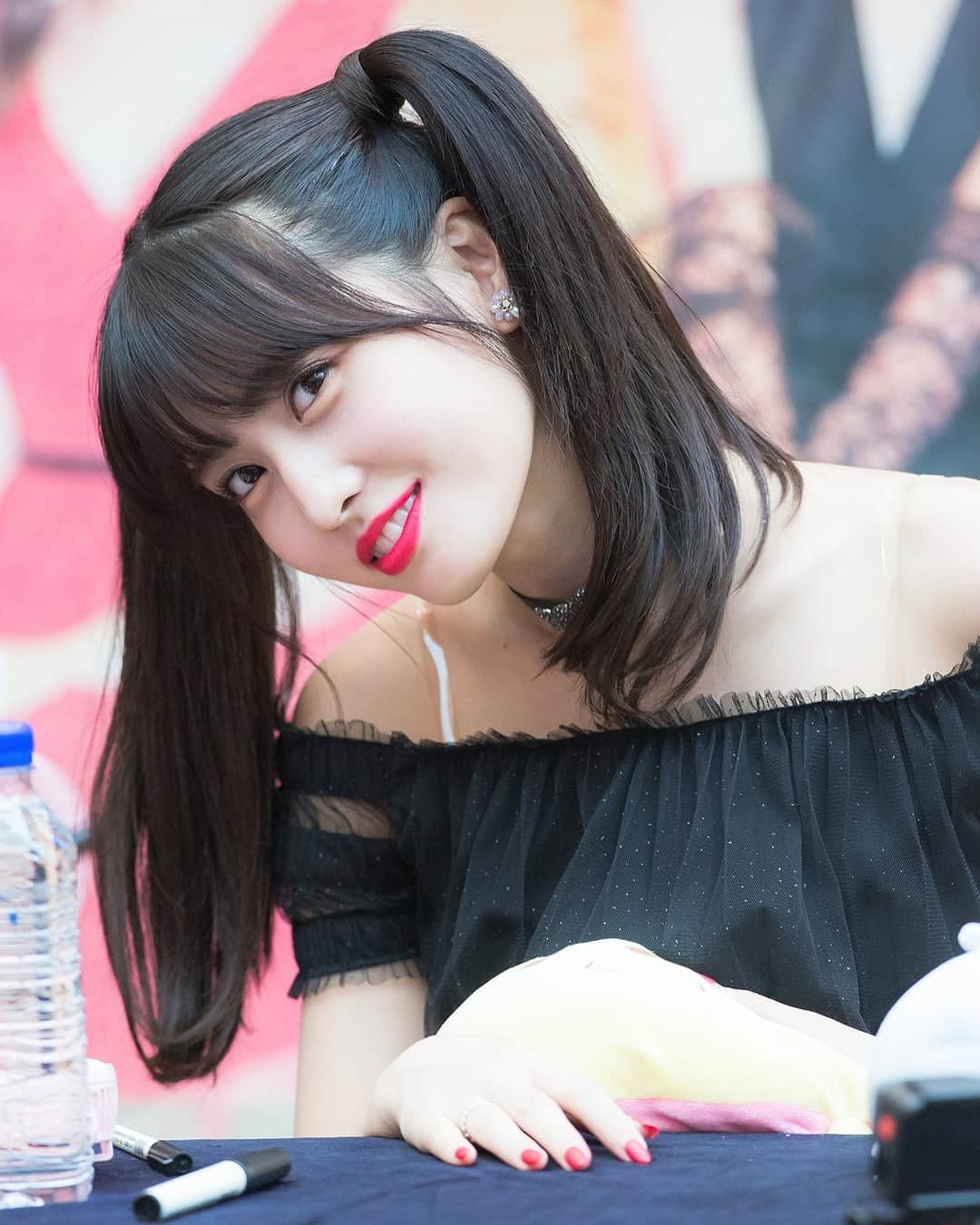 モモさんのインスタグラム写真 - (モモInstagram)「♡ [Fantaken] #모모 - 180722 Hanam Fansign Event #트와이스 #모모 #平井もも #もも #TWICE © 桃, jibang_2, momobom, a1mightycircle」7月23日 7時34分 - momojype