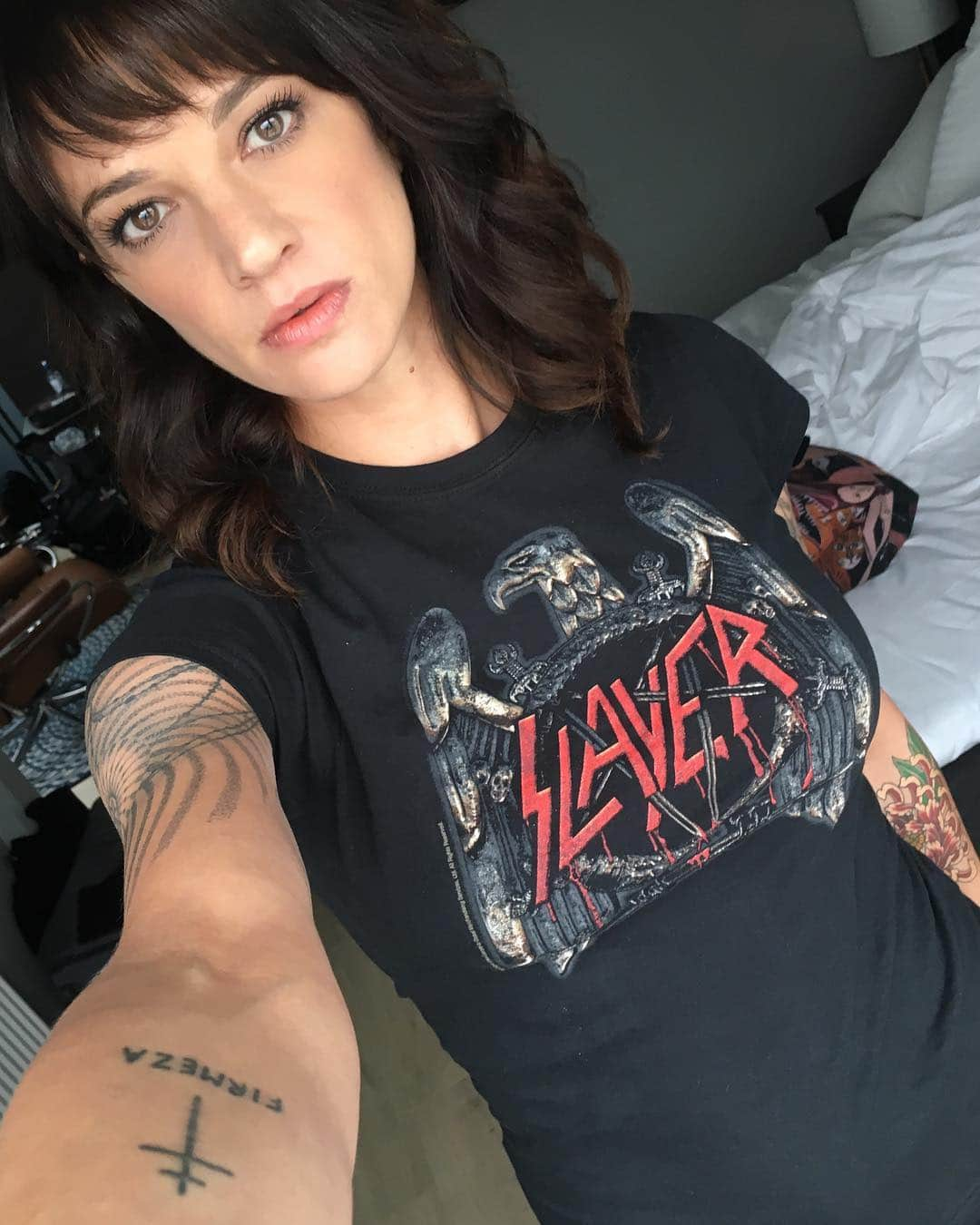 アーシア・アルジェントさんのインスタグラム写真 - (アーシア・アルジェントInstagram)「Hell Awaits #Slayer」7月23日 23時15分 - asiaargento