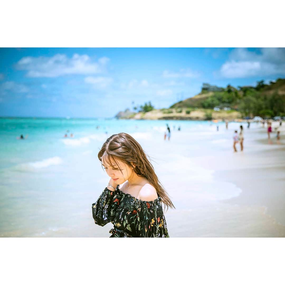 宇野実彩子さんのインスタグラム写真 - (宇野実彩子Instagram)「. #カイルアビーチ へ🏖 何度見ても最高の水色です。 もうすぐ帰ります🛫  #うの旅 #ハワイ #loveliner #ラブライナー」7月23日 21時21分 - misako_uno_aaa