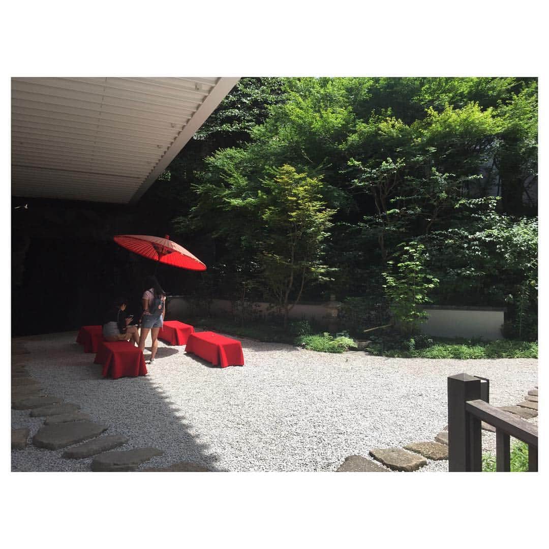 朝倉えりかのインスタグラム：「おはようございます #えりかさんぽ 事務所近くに #パワースポット があったなんて！ #目黒雅叙園 の館内にある #滝 涼しげでとっても落ち着きますよ☘️ #右側暗くて滝みえてない😭 #千と千尋の神隠し のモデルになった場所もあるよん #目黒 #ホリプロ #百段階段  #朝からえりか #散歩 #お散歩 #自然 #写真 #健康 #黒髪 #ウェルネスアンバサダー #朝倉えりか #selfie #style #portrait #wellness #health #organic」