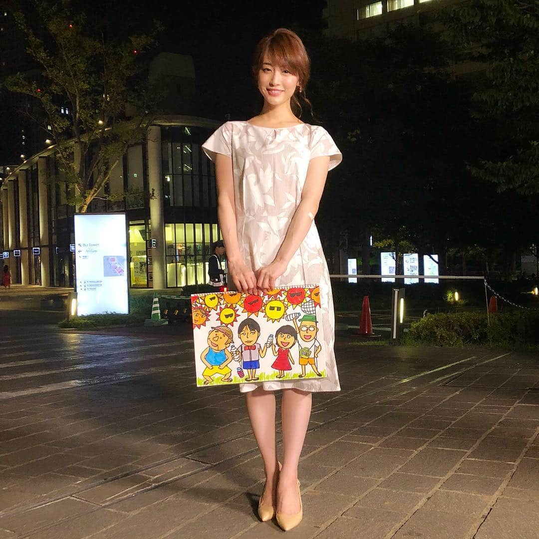 新井恵理那のNキャスさんのインスタグラム写真 - (新井恵理那のNキャスInstagram)「危険な暑さが続いていますが、先週のワンピースはやさしいストライプに白い花柄で涼しげな雰囲気でした(｡･ω･｡) 衣装情報。 ワンピース / LESTERA #新井恵理那 #新情報7daysニュースキャスター」7月24日 11時27分 - tbs_7nc