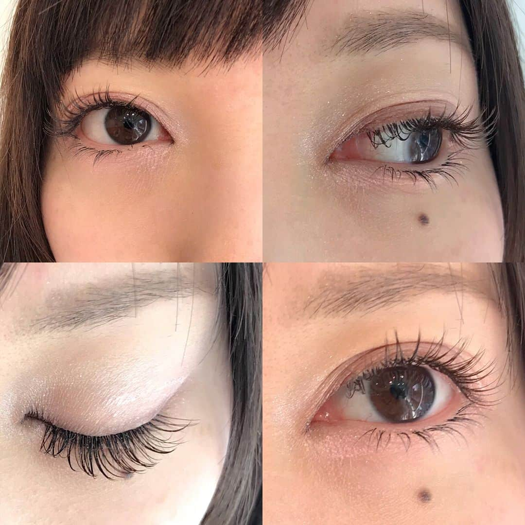 NANAMIさんのインスタグラム写真 - (NANAMIInstagram)「#nana_eyelash  たまにはアイリストらしい更新もするね☺️💓 お客様eyelash 上下でぱっちりつけてます Cカール #darkbrown  プールとか海とか行く時は崩れないし 絶対マツエクが便利❤︎ 8月の予約受付始まりました💓 インスタのトップのURLからも予約できるよ！ やり方動画でまとめたから2枚目みてね⇨ #lbyhome #eyelash #マツエク」7月24日 15時38分 - nanami023