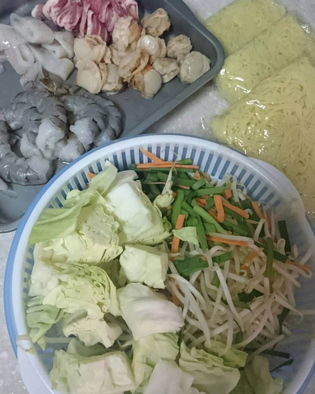 水谷雅子さんのインスタグラム写真 - (水谷雅子Instagram)「#晩ごはん#おうちごはん#dinnertime🍴  #リクエスト晩ごはん  #塩やきそば #マルちゃん塩焼きそば」7月24日 20時45分 - mizutanimasako
