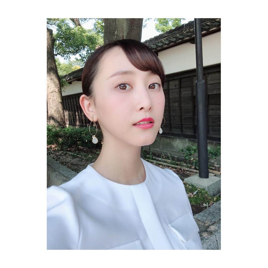 松井玲奈さんのインスタグラム写真 - (松井玲奈Instagram)「昨日は名古屋でお仕事でした。焼けるように暑いってこの事かと。 相変わらず顎は上がっています。」7月25日 15時40分 - renamatui27
