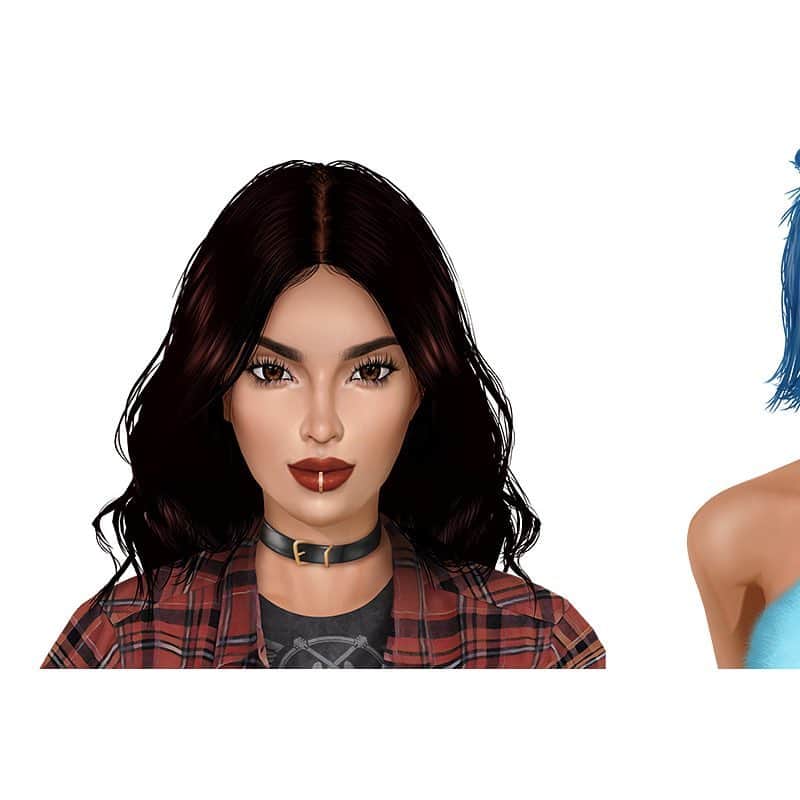 KIMOJIのインスタグラム：「90s KIMOJIS NOW IN THE KEYBOARD」