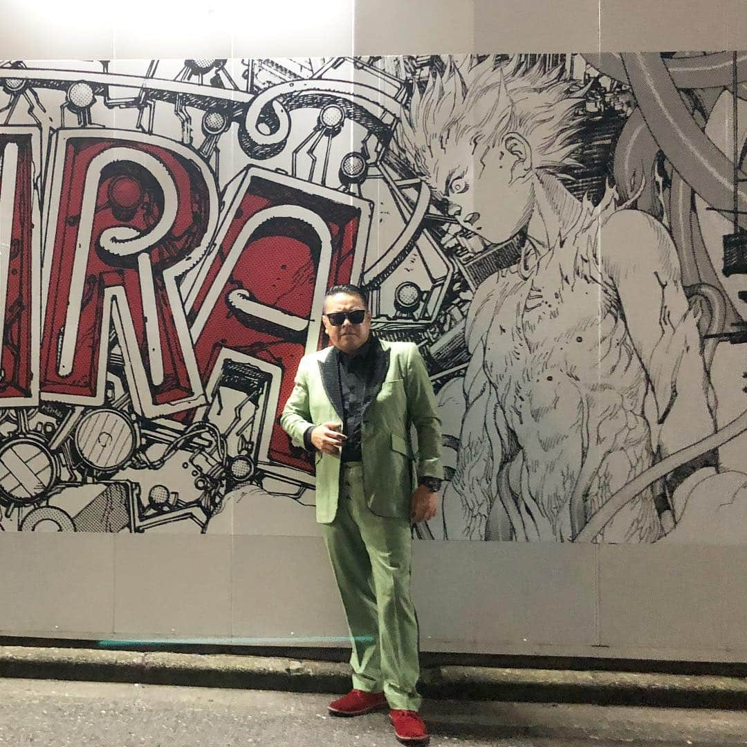 大地洋輔さんのインスタグラム写真 - (大地洋輔Instagram)「・ ・ ・  #アキラ #AKIRA #大友克洋 #渋谷 #パーティー前 #常にパーティー #常ティー #常ィー」7月26日 0時43分 - dienoji_ohchi