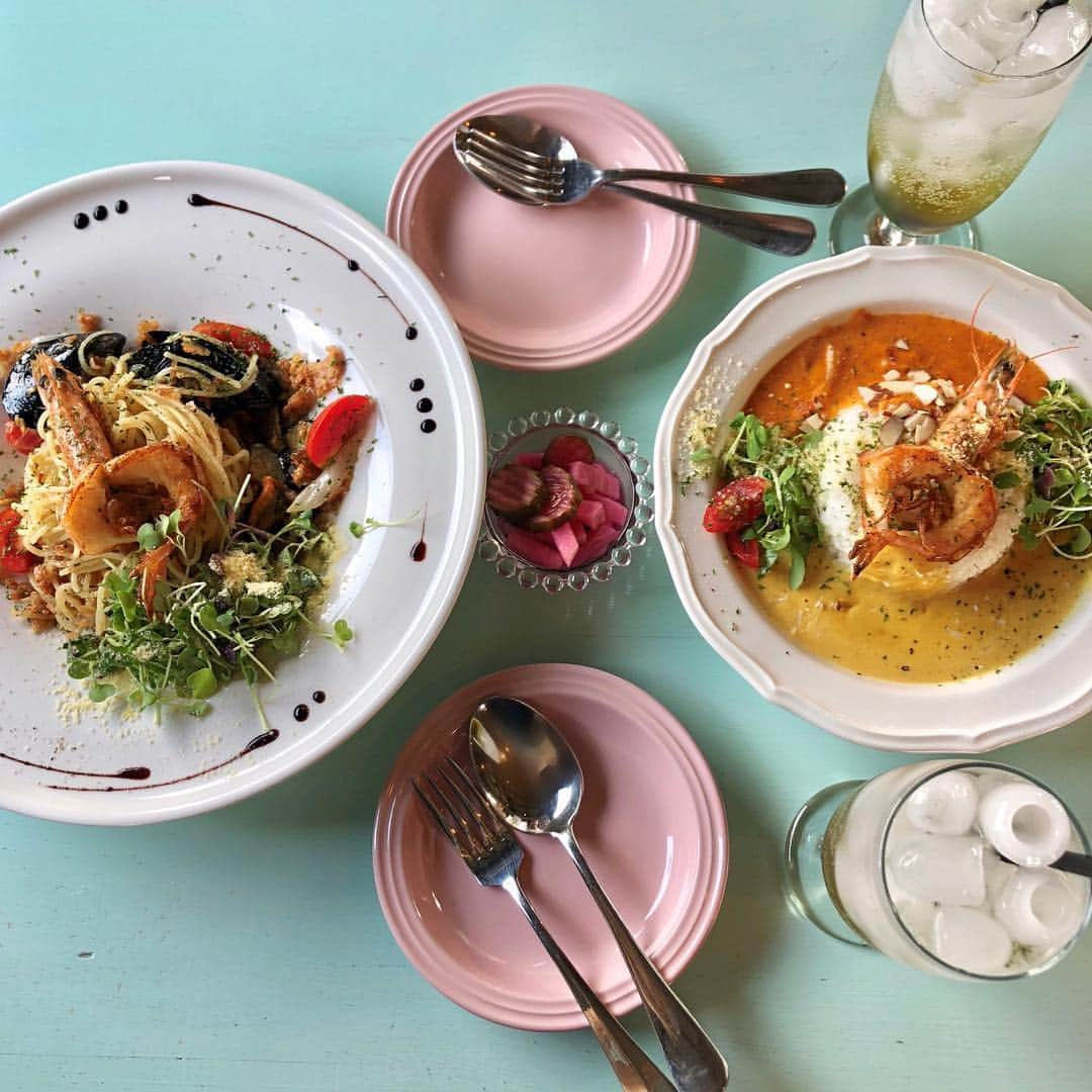 ウィ・ソンヒさんのインスタグラム写真 - (ウィ・ソンヒInstagram)「이선뉴랑 감탄하면서 먹은 카레🍽 내가 먹어본 카레 중에 젤 맛있었다,, #성희in제주 #아지트앤 #애월맛집」7月26日 15時13分 - _seong_hee