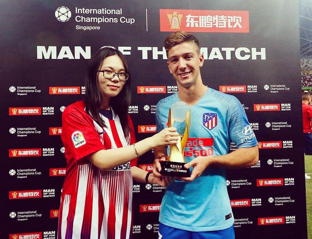 ルシアーノ・ビエットのインスタグラム：「Man of the match ⚽️」
