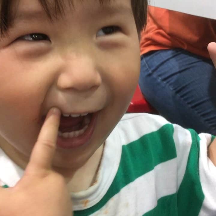 漆山凛のインスタグラム：「いないばぁー 【あみちゃん】」