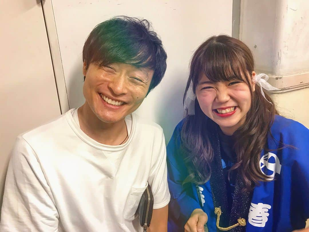 MANA（宮本茉奈）さんのインスタグラム写真 - (MANA（宮本茉奈）Instagram)「😆→🤨→👹→😦 . #めっちゃ綺麗に #表情の移り変わり撮れた #🤣🤣🤣 . #和牛 さん #川西 さん #いつもありがとうございます」7月27日 22時18分 - ssfwmana