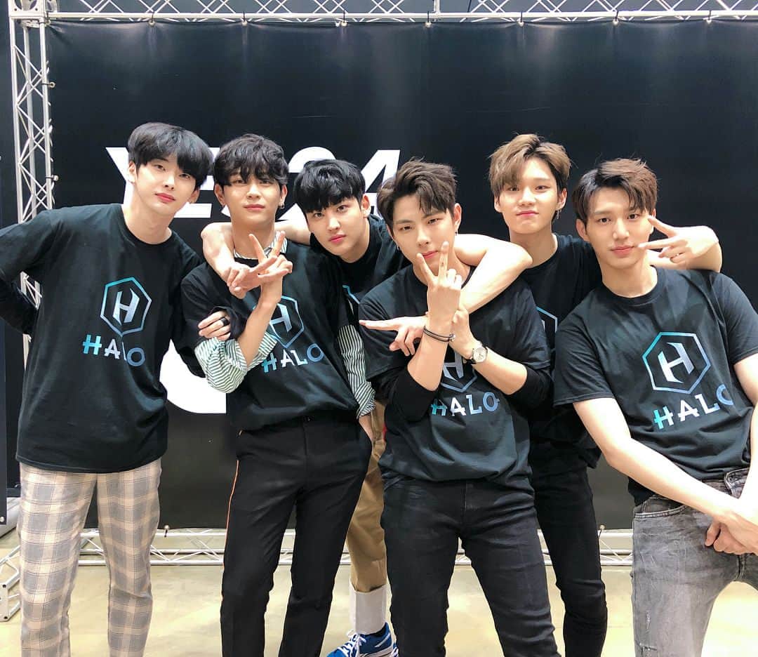 HALOのインスタグラム：「오늘 #헤일로 #HALO 1st concert [HAVE A GOOD TIME] 개최되어 응원해주신 헤브여러분 정말 감사합니다❤️ 잊지 못할 시간이었어요☺️ 앞으로 더 행복한 추억 만들어요❣️❣️」