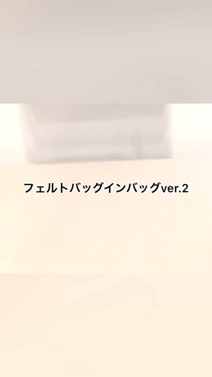 のインスタグラム：「女性のバッグの中身は、何かと物が多く、小物の収納に困ってる方にお勧めのバックインバック」
