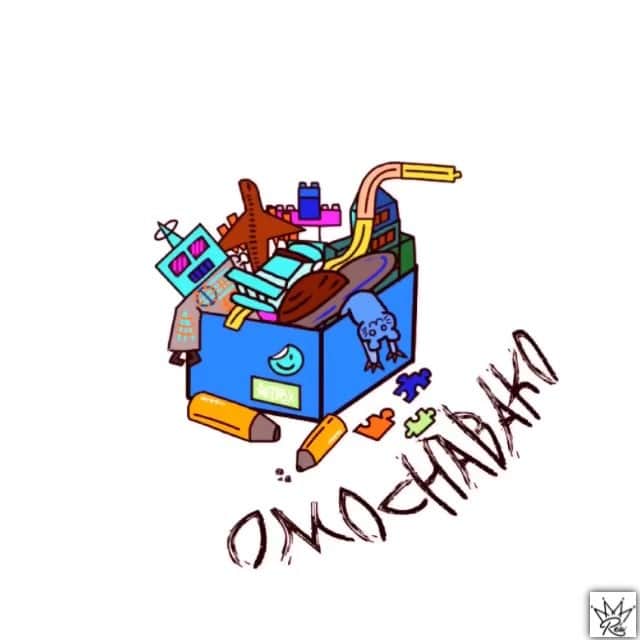 REO のインスタグラム：「有り難い事に反響が良かったので勢いと思い付きで「OMOCHABAKO」フルバージョンとイラストと作りましたーぁ🤩🤖🤩‼️✨続きが気になる人は本日21:30〜LINE LIVE放送【REO  IN THE BOX】を聴けばもう少し聴けるかも…?👾🧚🏻‍♂️ #REOINTHEBOX #OMOCHABAKO ＃トラックは #あの #keitashimizu」
