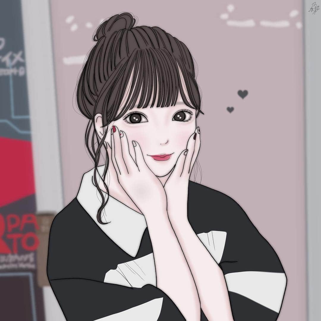 乃の木そよさんのインスタグラム写真 乃の木そよinstagram 今回のイラストは すみだかほちゃんです Kaho Smd すみだかほ 似顔絵 イラスト 絵 ガールズイラスト 女の子イラスト ファッションイラスト ポトレ ポートレート モデル 8月27