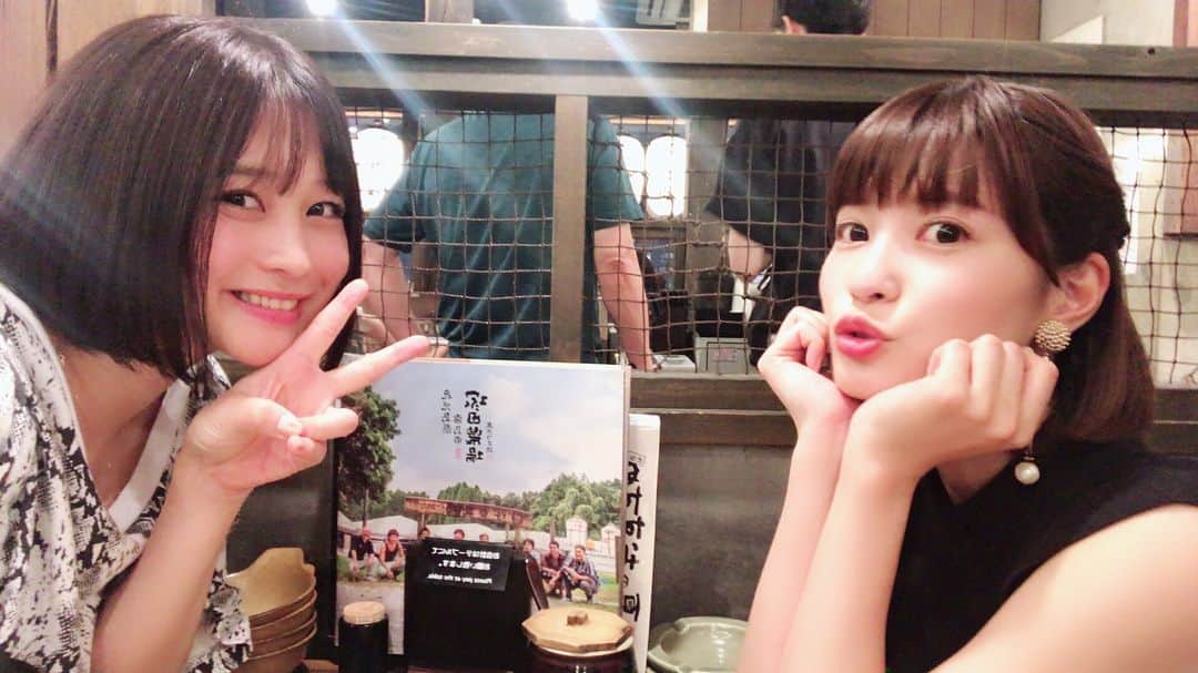 橘花凛さんのインスタグラム写真 - (橘花凛Instagram)「明日香ちゃんとごはんでした😋💕おちつく。」8月24日 0時06分 - rintakahashi0809