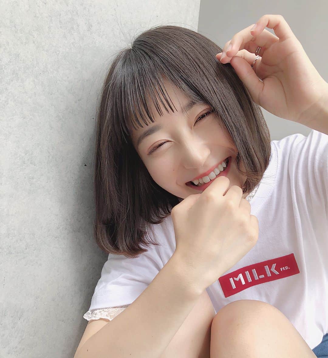 山本優菜さんのインスタグラム写真 - (山本優菜Instagram)「魔法にかかりました⸜❤︎⸝‍ やってほしい髪型にしてもらえて 嬉しい(˚ ˃̣̣̥ω˂̣̣̥ )  ありがとうございました！  #げんげんすたいる」8月23日 20時04分 - yamamoto__yuna