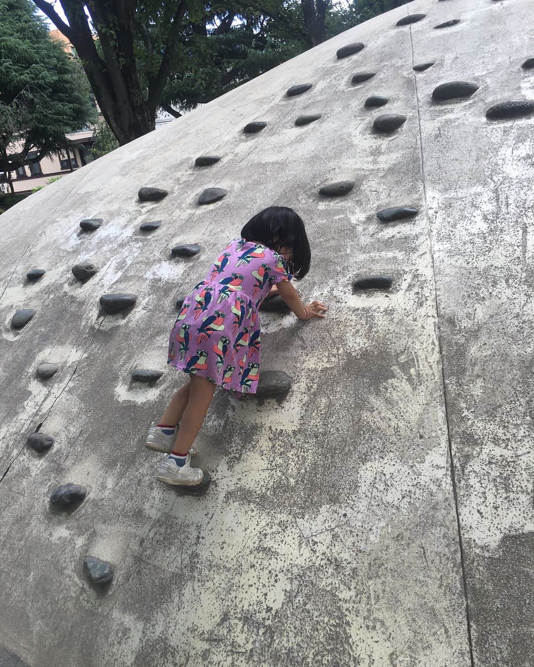 小沢真珠さんのインスタグラム写真 - (小沢真珠Instagram)「昨日は幼稚園のお友達と神楽坂の白銀公園へ。公園の中心にある山が凄かった！子供達も楽しかったみたいだし、わたしも癒されました。また行こ♪  #公園#白銀公園#神楽坂#ロッククライミング#滑り台#トンネル#階段 #1歳#3歳#コズレ#ママリ#親バカ部#姉妹ママ#女の子ママ#ベビフル#sisters#instakids」8月24日 6時53分 - maju_ozawa