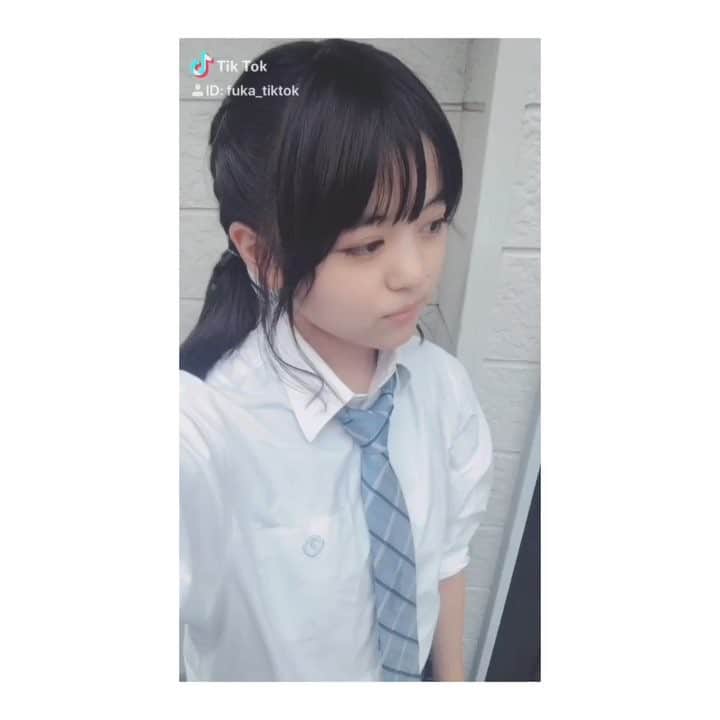 横島ふうかのインスタグラム：「tiktokも撮った🐰 ♪#可愛くなりたい♪#honeyworks  #誰だって可愛く変わりたいんだ  #tiktok#tiktokjapan#jkブランド#jk#jk2」