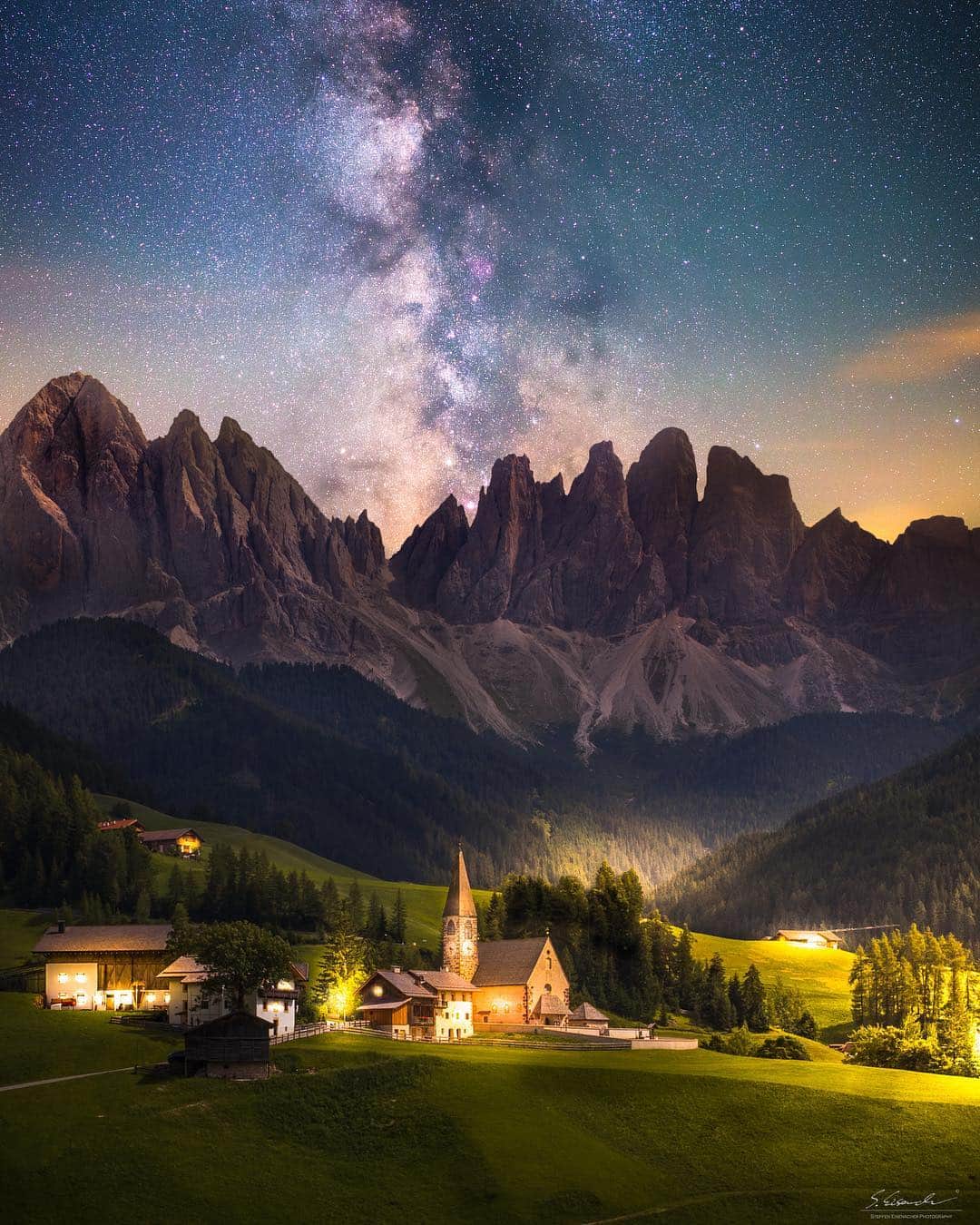 Canon Photographyさんのインスタグラム写真 - (Canon PhotographyInstagram)「Where would you want to be right now? Most creative comment wins a story shoutout!  Photography | @steffeneisenacher  Canon 6D + 24-70mm  The famous Val di Funes under the Stars. This place should be on everyone’s list visiting the mighty Dolomites!  The image is a creative attempt! #milkyway #stars #dolomites #dolomiti #southtyrol #canon_photos #valdifunes #villnöss #nightphotography #longexposure #cpfeatureme #italy #südtirol #dolomiten」8月24日 16時55分 - cpcollectives