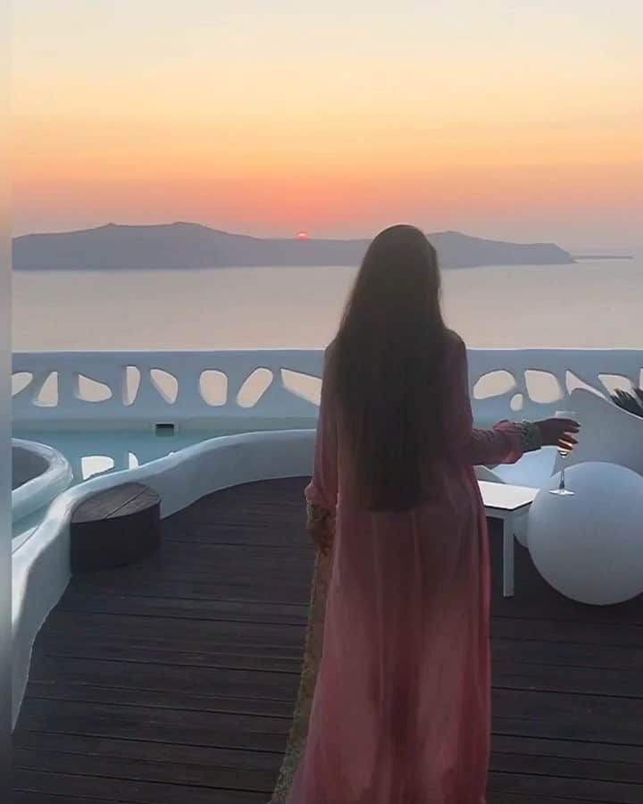 Aylen Aのインスタグラム：「So dreamy 😍 #santorini」