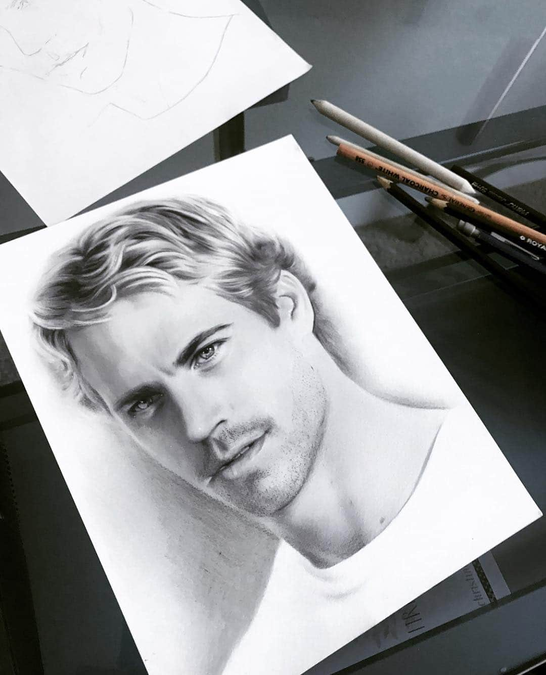 ポール・ウォーカーさんのインスタグラム写真 - (ポール・ウォーカーInstagram)「✏️ by @curvaceous_wraps #FanArtFriday #TeamPW」8月25日 7時32分 - paulwalker