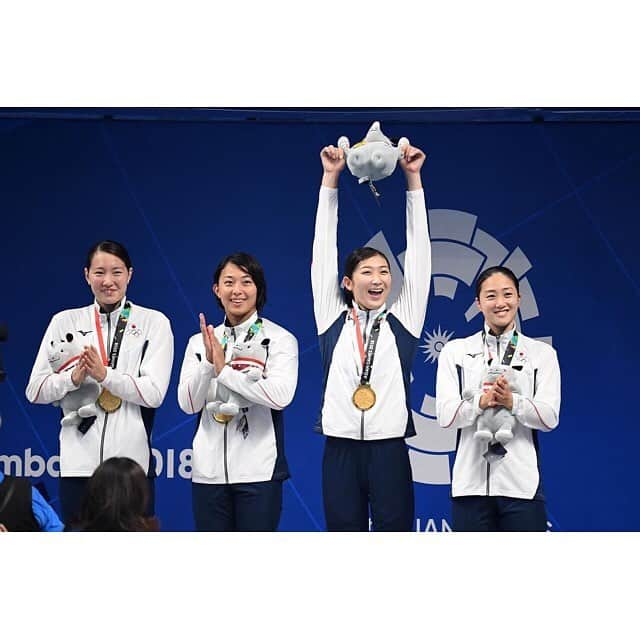 池江璃花子さんのインスタグラム写真 - (池江璃花子Instagram)「* #asiangames  #トビウオジャパン」8月25日 19時56分 - ikee.rikako