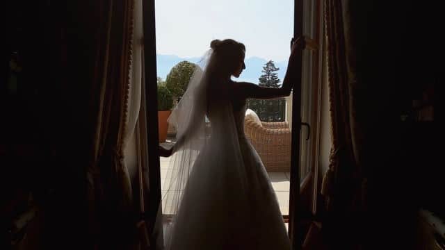 太田エイミーのインスタグラム：「Another clip from my wedding at @beaurivagepalace with @clercfabien thank you for the incredible video by @mai.ography」