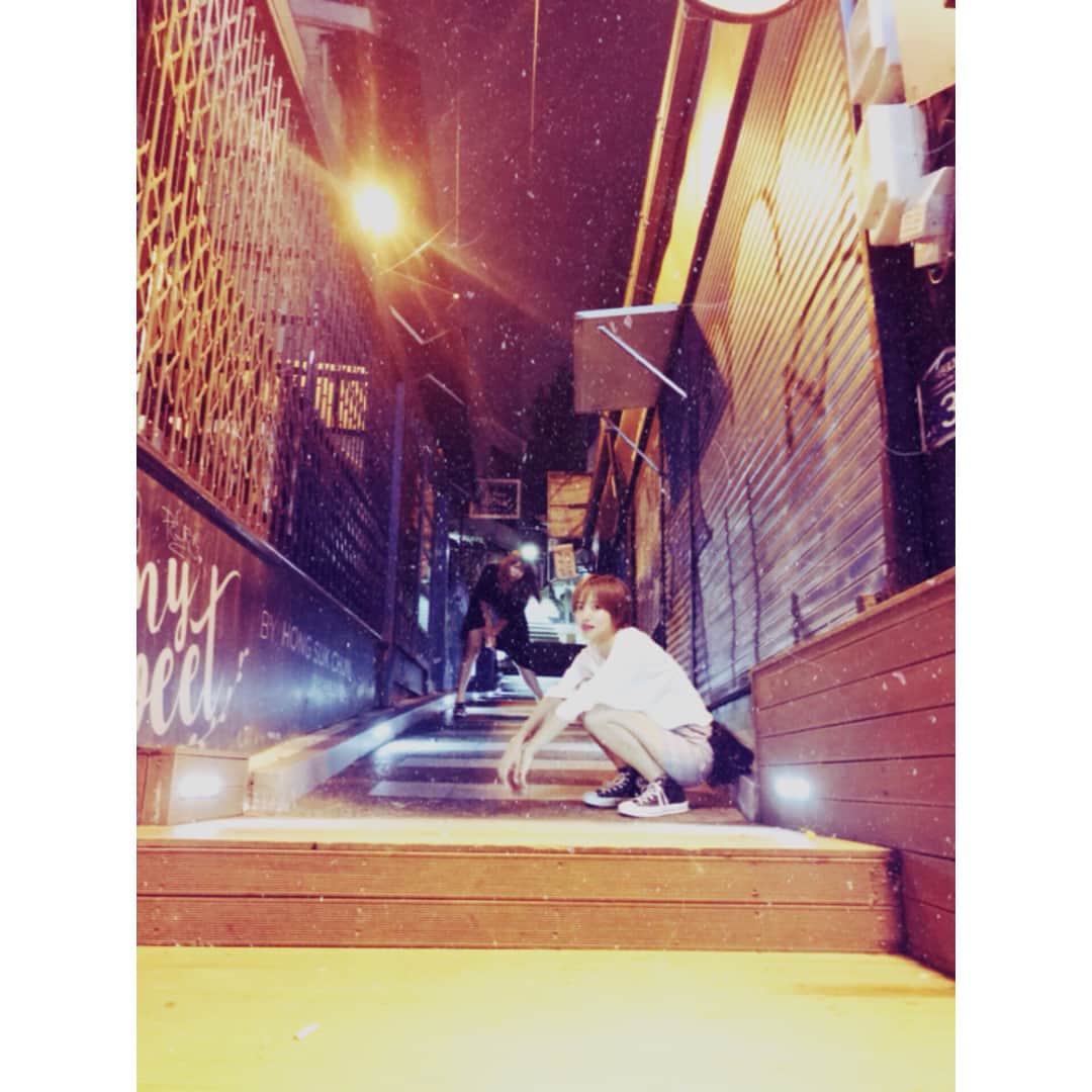 渡辺舞さんのインスタグラム写真 - (渡辺舞Instagram)「#이태원🌙 狎鴎亭とかシンサとかで遊ぶ事が多いけど、昨日は気分変えて梨泰院へ✨はしご酒🍶」8月26日 0時12分 - maipu0125