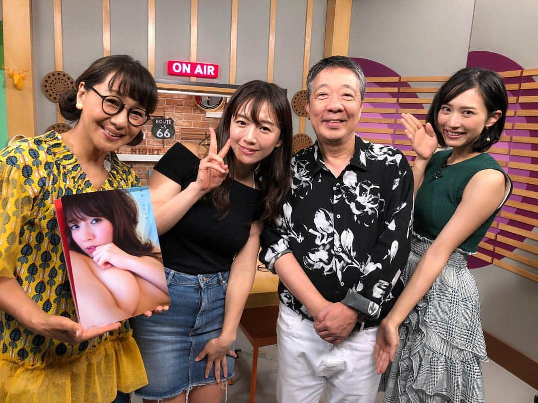 園都さんのインスタグラム写真 - (園都Instagram)「. オールナイトニッポン.TV@J:COMを ご覧下さった皆さまありがとうございました😊✨ 鶴光師匠のお陰で緊張も吹っ飛んで 現場も明るく楽しい生放送でした！ ありがとうございました❤️ #オールナイトニッポンtv  #鶴光師匠  #天童なこ さん #田中美和子 さん #園都」8月26日 1時22分 - miyakosono_official