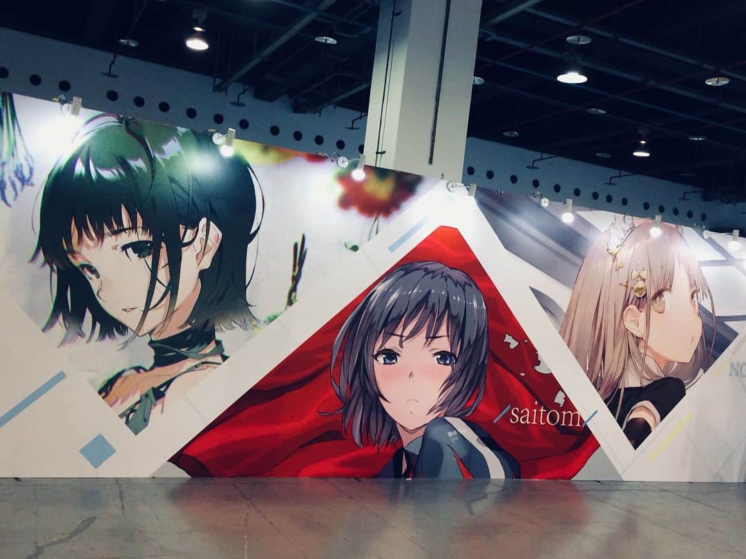 pixivさんのインスタグラム写真 - (pixivInstagram)「8/25.8/26開催！中国最大級の同人誌即売会「上海COMICUP-魔都同人祭 CP2018SP」にpixiv×ドールズフロントラインのコラボブースが出展！pixivに投稿された約80枚のファンアート展示や、saitom氏、米山舞氏、NOCO氏によるライブペイントを実施しています！ ライブドローイングはbilibiliでの生配信も行なってます！https://live.bilibili.com/h5/12?from=search&seid=6884172619841205296  #COMICUP #ドールズフロントライン」8月26日 11時34分 - pixiv