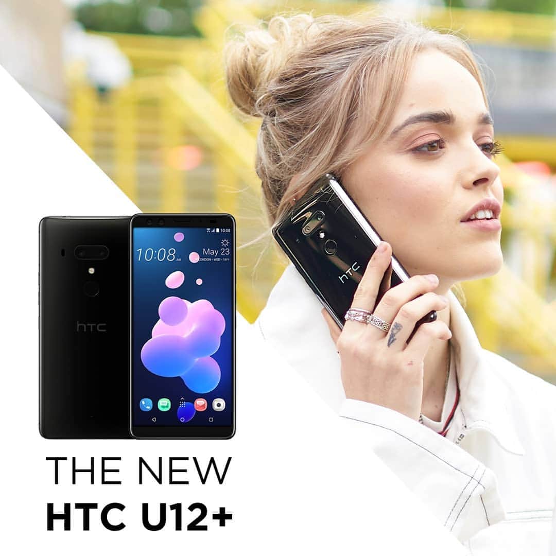 のインスタグラム：「Form and function meet in the HTC U12+. #HTCU12Plus」