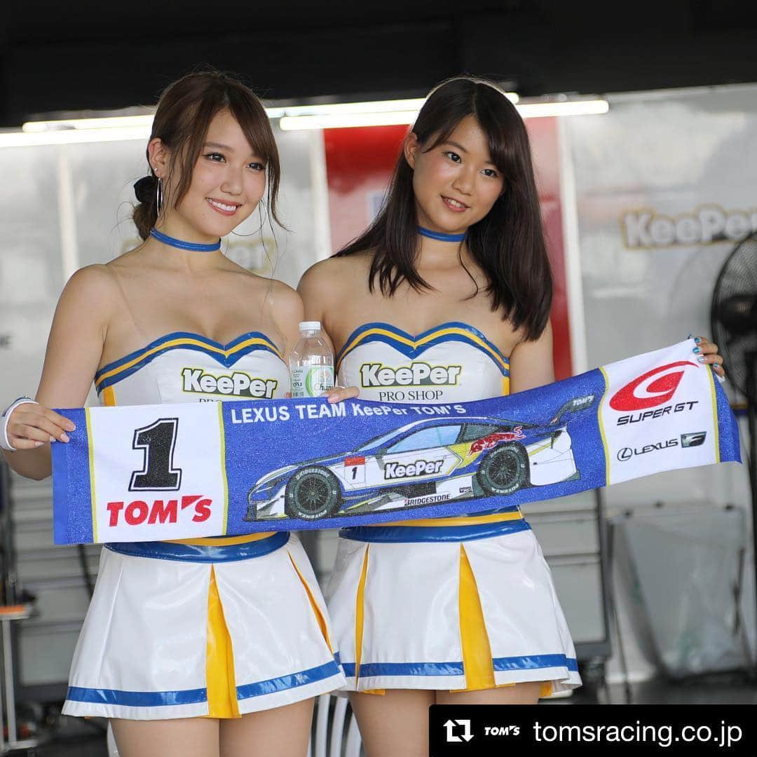 今井みどりさんのインスタグラム写真 - (今井みどりInstagram)「#Repost @tomsracing.co.jp with @get_repost ・・・ SUPER GT Rd.4🇹🇭 #keeper #supergt  #thailand  #changinternationalcircuit」8月4日 23時20分 - imaimidori