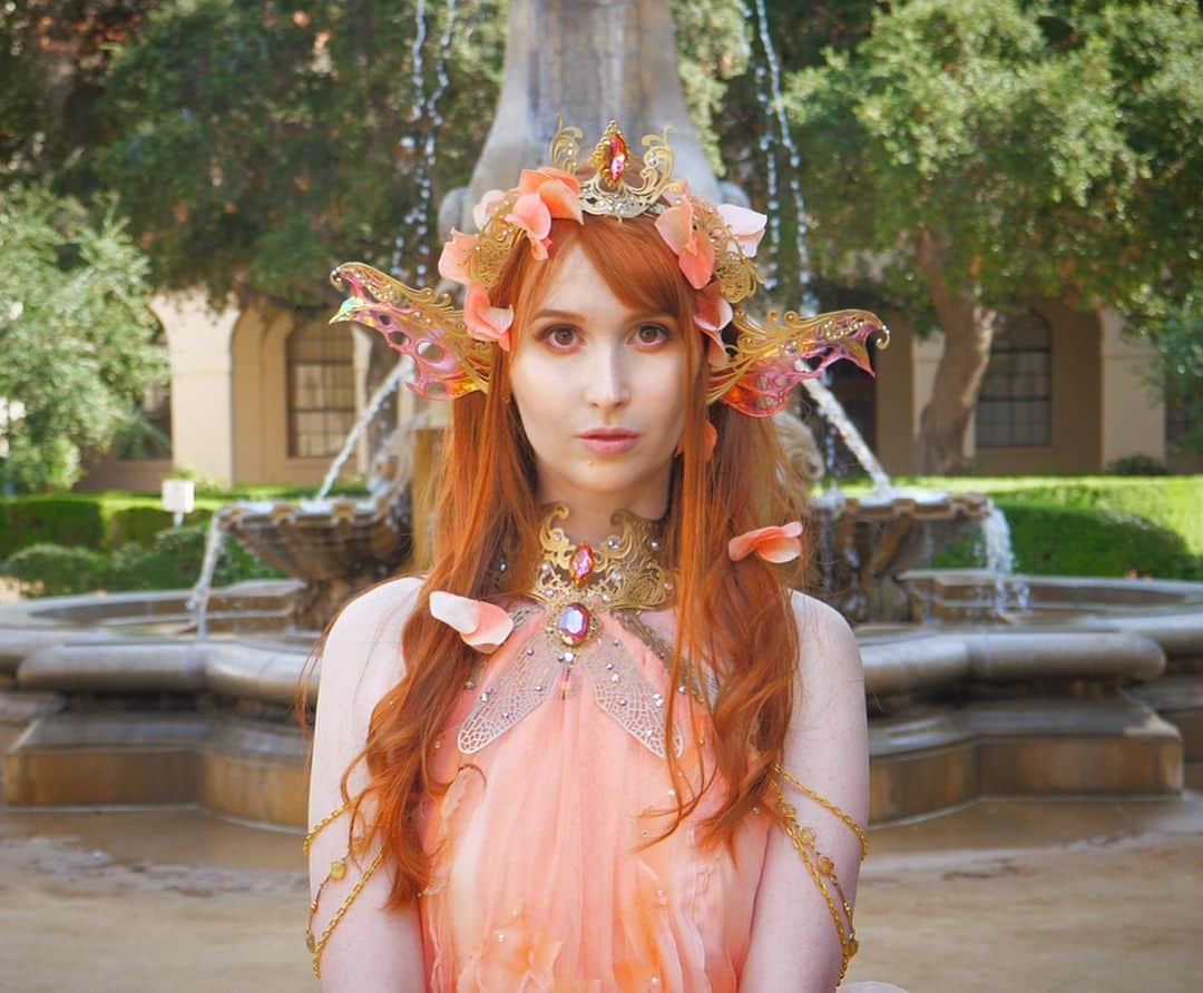 Rachel & Junさんのインスタグラム写真 - (Rachel & JunInstagram)「The last of the Koi Fish Princess photos! I had SO MUCH FUN living out my childhood dreams of wearing a princess gown around. I still can’t believe I got to do this! 😭 Thank you so much to @fireflypath and everyone who helped out with the shoot—it was an absolutely magical day and I’ll never forget it!! Photographer - @junskitchen (1st 3 photos) @emackphoto (last 2 photos) Gown - @fireflypath Makeup - @dreronaynemakeup Assistants - @creaturehabits @fae_lalune @otherworldly_creations」8月4日 23時41分 - rachelandjun