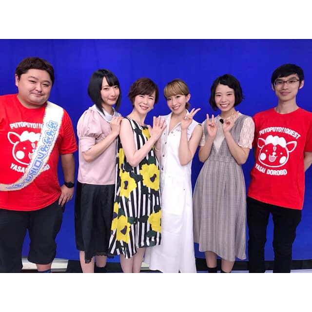 名塚佳織さんのインスタグラム写真 - (名塚佳織Instagram)「(۶•̀‪ᗜ‬•́)۶がおがおーっ！！ 『ぷよクエ公式生放送 夏のコラボスペシャル2018』 ご視聴！ ありがとうございましたー！！ byドラコ 楽しんでいただけましたか〜♡？ byミーシャ カフェメニューに 私も加えてもらえるといいけど… byサリヴァン #エヴァ #コラボ に #ドラコ も参戦で 嬉しい限りです！！ by名塚 笑 これからも #ぷよぷよ を 宜しくお願いします♪ by一同 見逃した方はこちら！ ↓↓↓ https://m.youtube.com/watch?v=4D4NIe_b8WI #園崎未恵 さん #佐倉薫 さん #河野ひより さん #名塚佳織  #ぷよクエ」8月4日 23時46分 - nazuka_kaori424