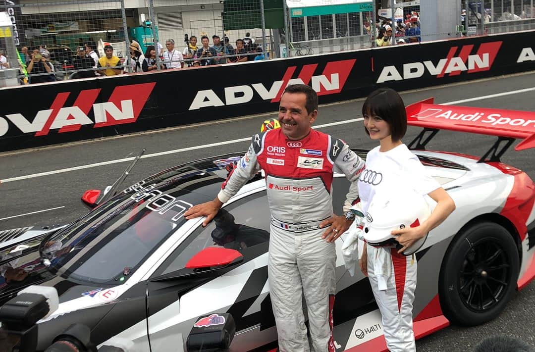 篠田麻里子さんのインスタグラム写真 - (篠田麻里子Instagram)「AUDI SPORTDAYS2018 ゲームから実現化されたレーシングカー🏎日本では第1号で乗せていただきました💗 しかもブノワさんの助手席で😆🏎💕一生の思い出です😂 ものすごいスピードでした！！ #AUDI#富士サーキット」8月4日 18時18分 - shinodamariko3