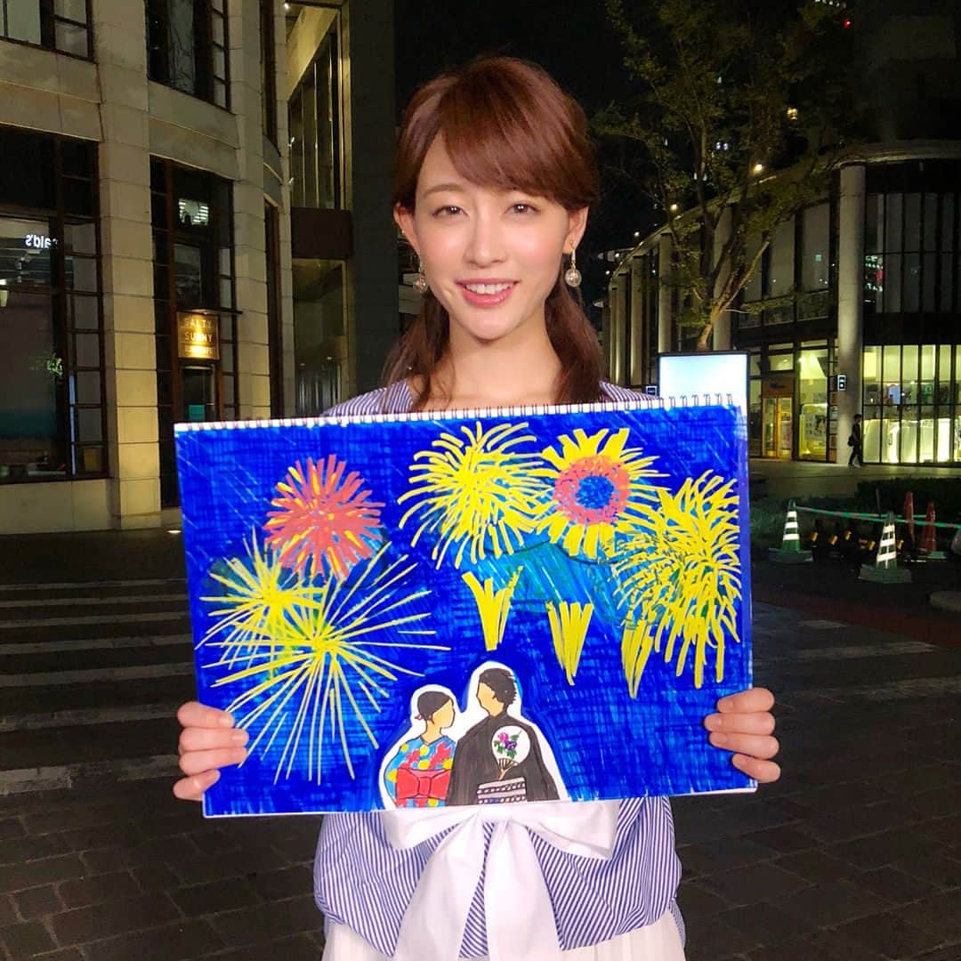 新井恵理那のNキャスさんのインスタグラム写真 - (新井恵理那のNキャスInstagram)「明日も花火大会を予定している方が多いかと思います☆急な雨や雷雨にはお気をつけて楽しんできてくださいね！ #新井恵理那 #新情報7daysニュースキャスター  #花火大会」8月5日 0時44分 - tbs_7nc