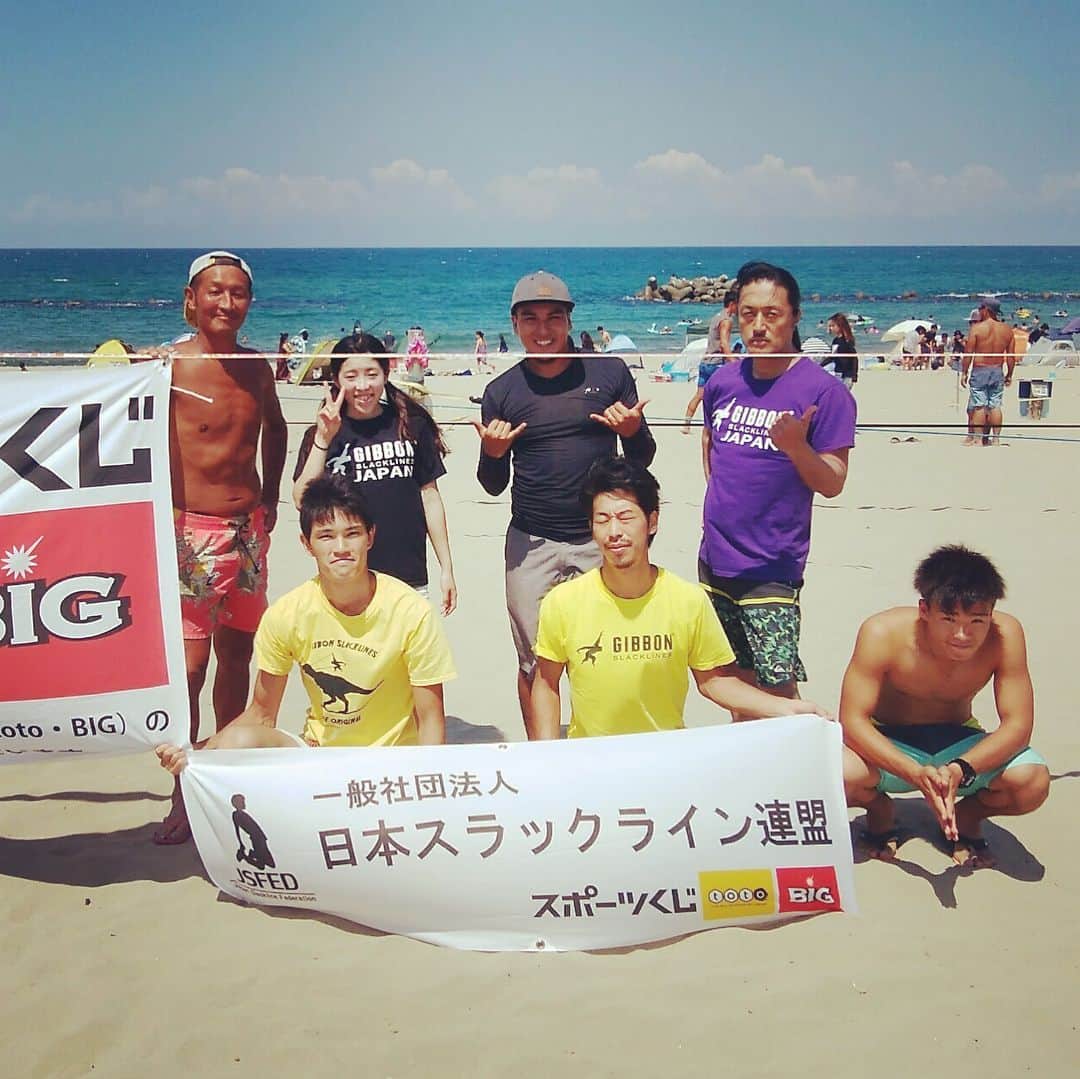 大杉徹さんのインスタグラム写真 - (大杉徹Instagram)「山形県鶴岡市にある湯野浜海水浴 と仙台大学で日本スラックライン連盟のインストラクター試験を開催しました。合計12名が受験し10名が新たにインストラクターに合格致しました！  #jsfed #日本スラックライン連盟 #スラックライン #slackline」8月5日 14時56分 - toru_gappai_osugi