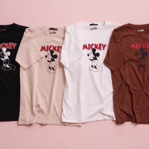 キャラディネートのインスタグラム：「#mickey #mickeymouse #ミッキー #ミッキーマウス #Tシャツ #heather #ヘザー #charadinate #キャラディネート  https://charadinate.jp/news/12845/」