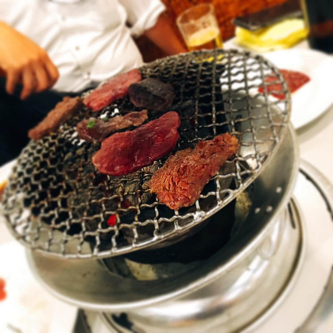 Rikiyaのインスタグラム：「焼肉！！！ パワーみなぎるわあ！！」