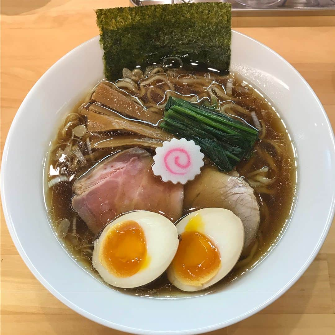 河中あいさんのインスタグラム写真 - (河中あいInstagram)「弟のお店[らぁ麺 はんにゃ🍜]へ☺️ 私は塩ラーメンがおススメ♡ とっても美味しかった！ ご馳走様でした✨ 岡山にお出かけの際には是非❗️ #らぁ麺はんにゃ #塩ラーメン#醤油ラーメン #味玉好き#岡ビル #岡山駅近くだよ」8月7日 21時19分 - aikawanaka_