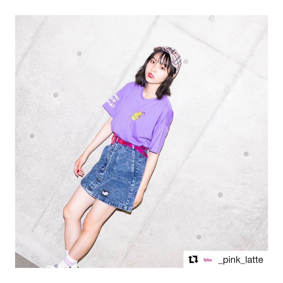 秋田汐梨さんのインスタグラム写真 - (秋田汐梨Instagram)「・ ラテの新しいお洋服たくさん公開されてます〜！！ この写真のキャップ、私のお気に入りです🌷 他にもかわいいお洋服たくさんです〜〜よ！ #ピンクラテ」8月7日 21時49分 - shiori_akita319official