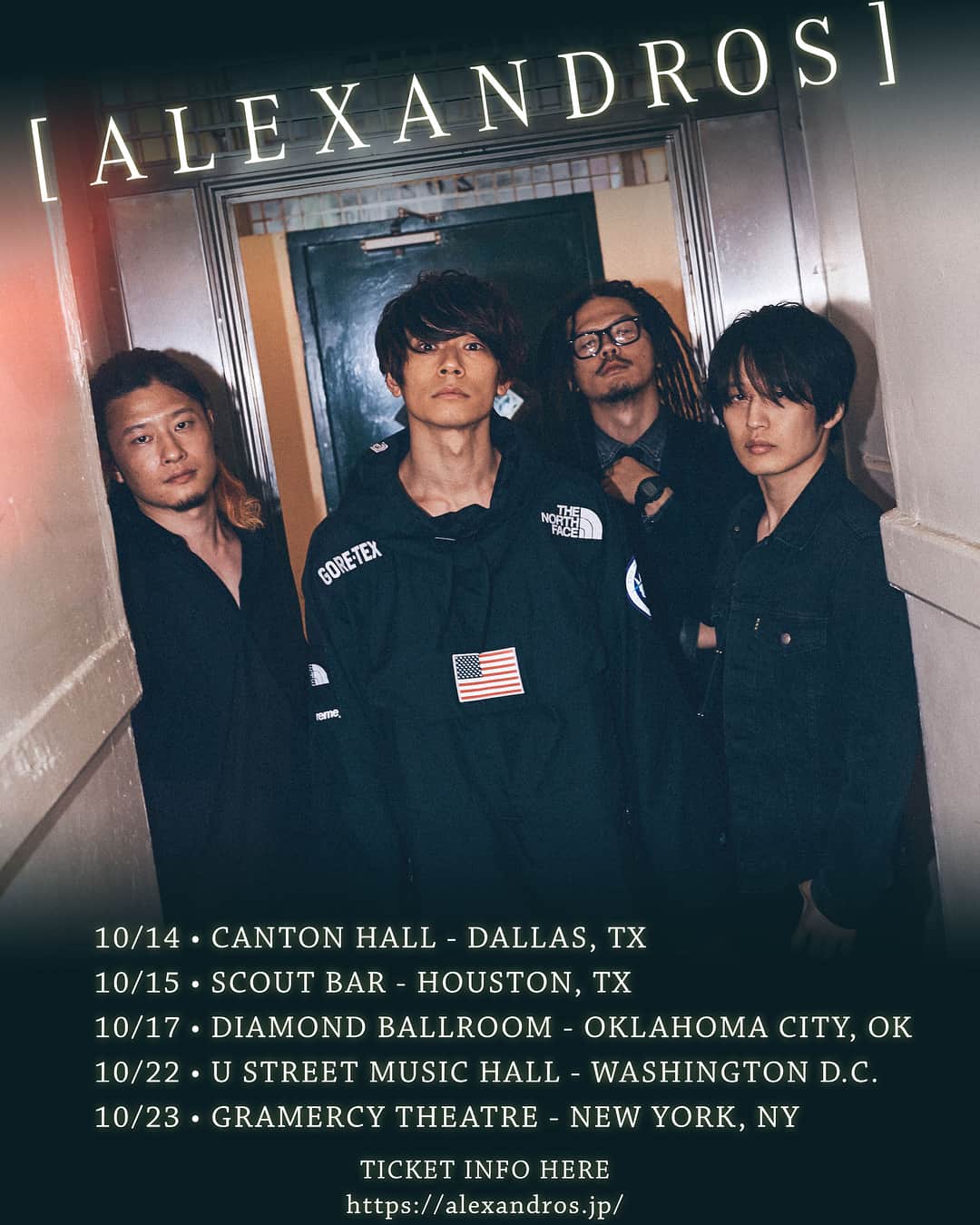 [ALEXANDROS]さんのインスタグラム写真 - ([ALEXANDROS]Instagram)「“Live in Kuala Lumpur 2018” & “USA TOUR 2018” confirmed! “Live in Kuala Lumpur 2018” on 9/22 and “[ALEXANDROS] USA TOUR 2018” in Oct are confirmed.  ーーーーー [ALEXANDROS] Live in Kuala Lumpur 2018 Date : 9/22(Sat) Venue : KL LIVE Ticket price:  VIP RM438 (VIP package) = Priority entrance, Poster with autograph, fan meeting) RM268 / RM218 / RM138 Contact: info@toyboxprojects.com Website : www.toyboxprojects.com/alexandros-2018 ーーーーー [ALEXANDROS] USA TOUR 2018 10/14 Dallas, TX @ Canton Hall 10/15 Houston, TX @ Scout Bar 10/17 Oklahoma City, OK @ Diamond Ballroom 10/22 Washington D.C. @ U Street Music Hall 10/23 New York, NY @ Gramercy Theatre  Ticket ON SALE 8/15 9AM (PST)  #usa #kualalumpur #tour #alexandros」8月9日 1時09分 - alexandros_official_insta