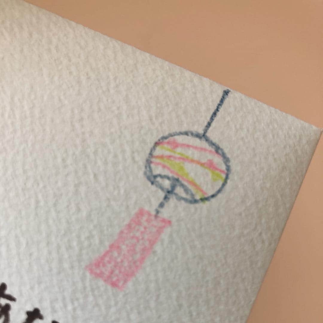 高見侑里さんのインスタグラム写真 - (高見侑里Instagram)「◡̈♥︎ 暑中お見舞いカードを書かせていただきました☺︎ 事務所の携帯サイトで応募をしておりますので、よろしければ覗いてみてください✧ #暑中お見舞い #正確にはもう残暑見舞いですね笑」8月9日 10時41分 - yuri_takami_official