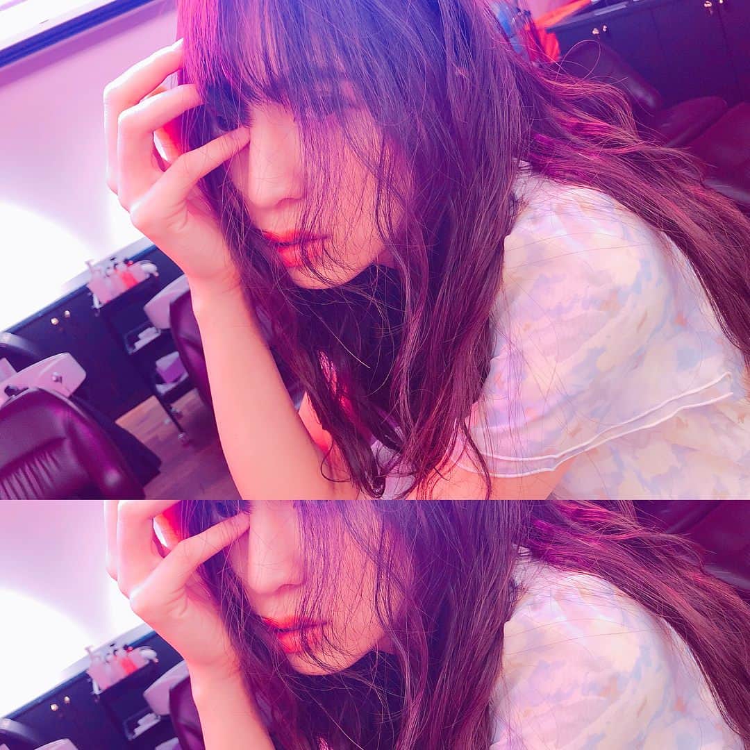 のインスタグラム：「サロンの撮影でFILMORMALEさん 行ってきました(о´∀`о)💕 すごく可愛い髪色と髪型に してもらっちゃいました💫 . . #サロンモデル #FILMORMALE #ヘアサロン #サロン」