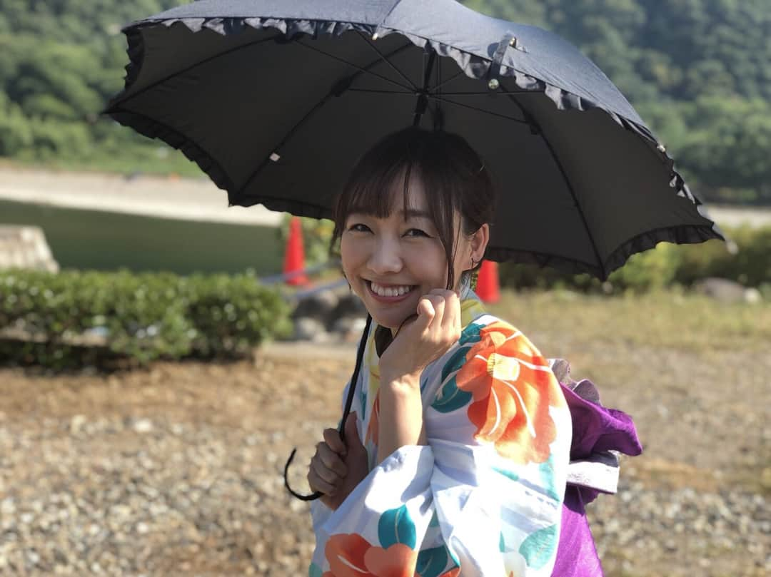 須田亜香里さんのインスタグラム写真 - (須田亜香里Instagram)「8月4日(土) BS11・ぎふチャン「岐阜・清流長良川　第73回全国花火大会」生中継 2人の写真は私が撮りました💕  #岐阜 #長良川 #かき氷 #浴衣 #花火 #bs11 #ぎふチャン #ske48」8月9日 19時31分 - akarisuda