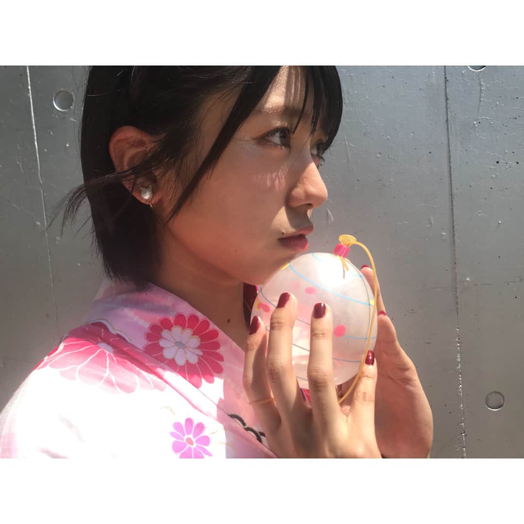 大西桃香さんのインスタグラム写真 - (大西桃香Instagram)「お祭り 行きたいなあ、、 #撮影者 #山本瑠香」8月10日 23時59分 - momo0920_official