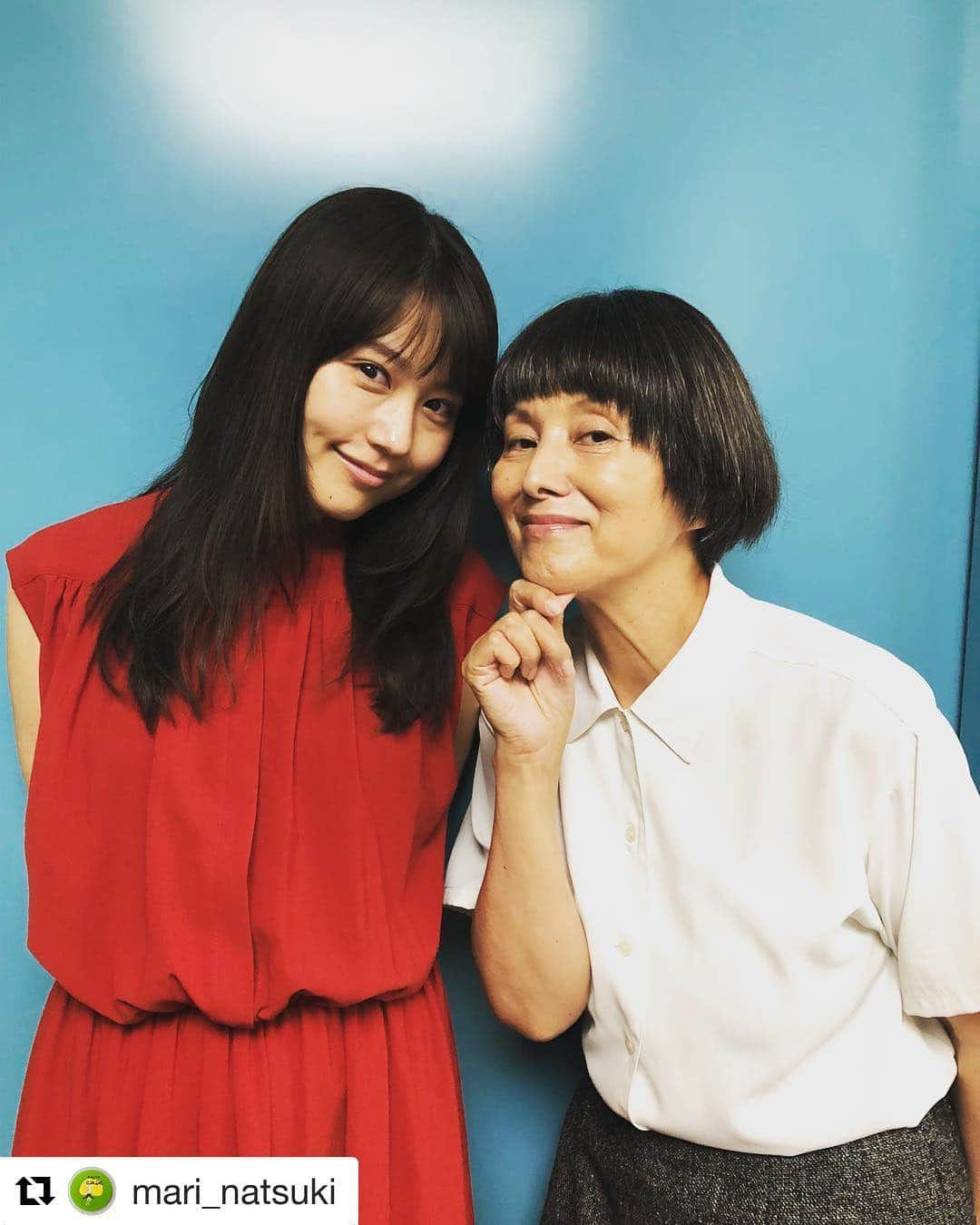 TBS「中学聖日記」さんのインスタグラム写真 - (TBS「中学聖日記」Instagram)「聖先生と塩谷先生。 夏木マリさんのInstagramをリポストさせて頂きました！  #Repost @mari_natsuki with @get_repost ・・・ 聖先生と！ ドラマでは、塩バァこんなに笑いませんが、、 #中学聖日記 #TBS #火曜ドラマ #10月期 #22時から #有村架純 #NATSUKIROCK #marinatsuki #夏木マリ」8月12日 6時59分 - chugakuseinikki_tbs