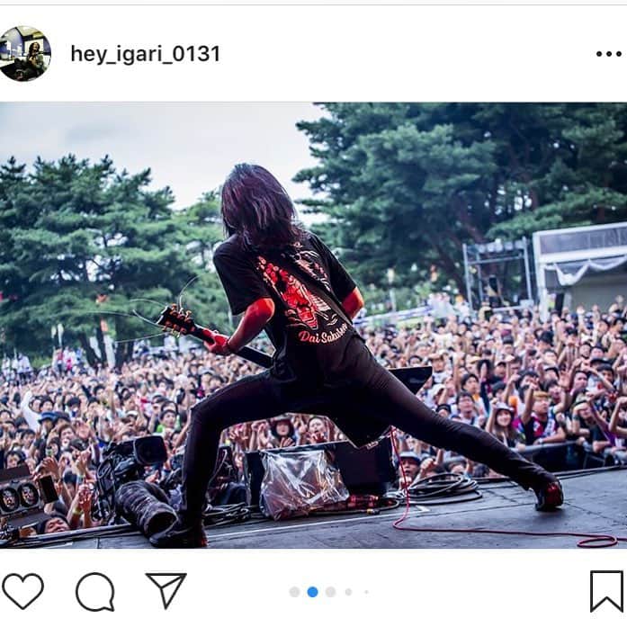 こーいちのインスタグラム：「イガリンが大作戦T着てライブしてくれてる。 だから今度会ったらギュっとしてチュってしてあげようと思う。 photo by @hayachinphoto」