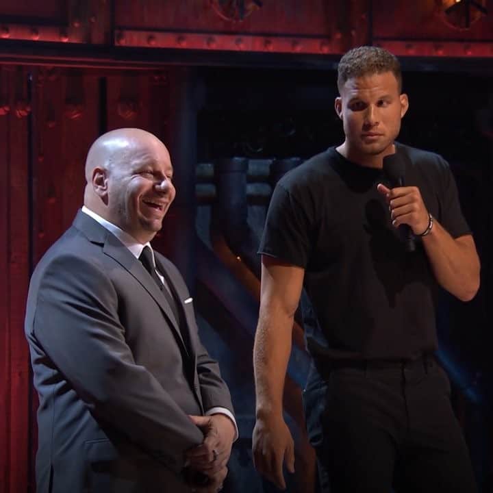 ブレイク・グリフィンのインスタグラム：「tomorrow night. it’s on @therealjeffreyross」